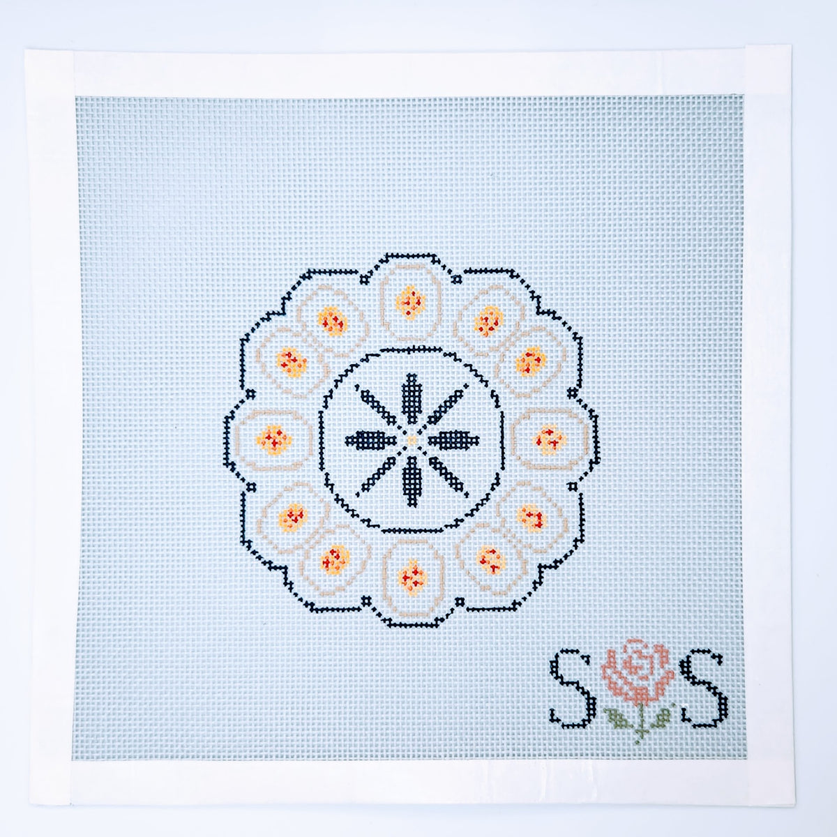 Deviled Eggs Needlepoint Canvas