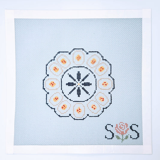 Deviled Eggs Needlepoint Canvas